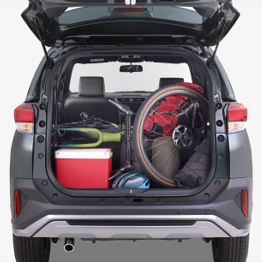 Cabin and Luggage Space daihatsu terios Cabin and Luggage Space daihatsu terios
